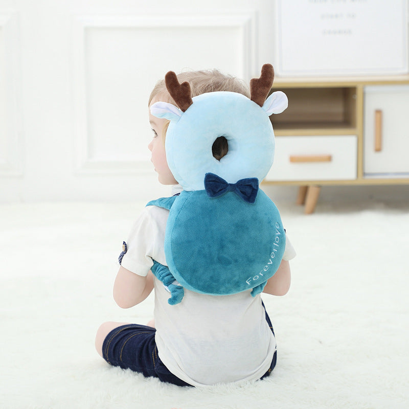 Baby hoofdkussen | Antival zacht polyester hoofdbeschermer, ademende wandelkussen voor 0-3 jaar