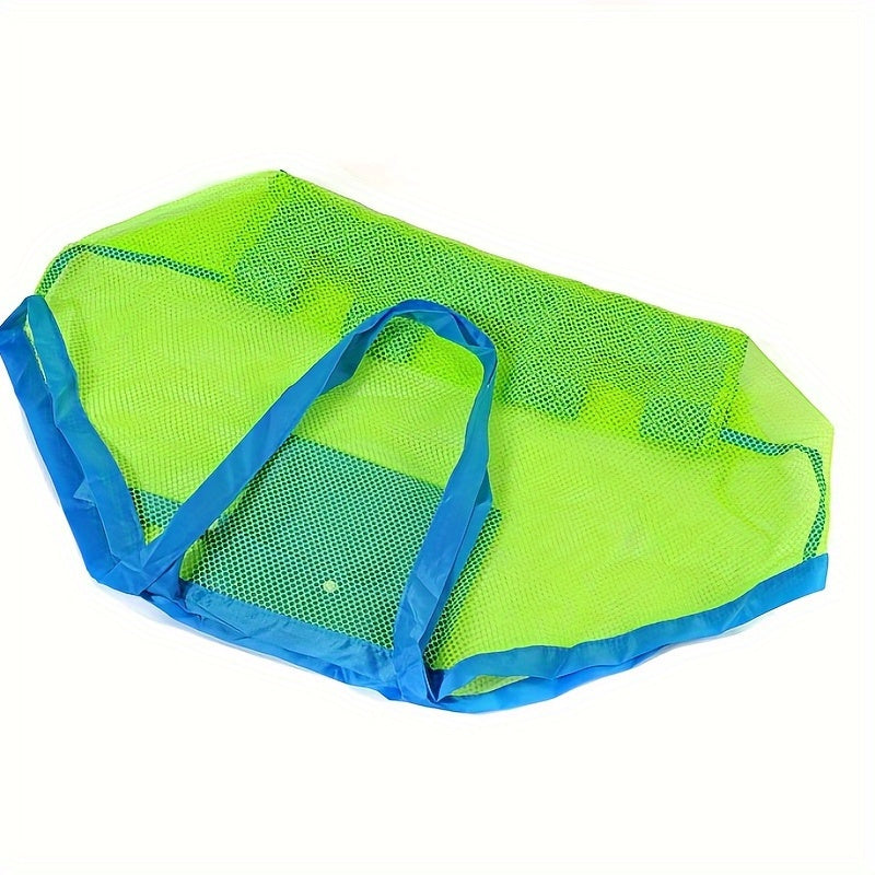 Zandbestendige Extra Grote Strandtas van Gaas – Gemakkelijk Schoon te Maken voor Speelgoed, Handdoeken & Boodschappen