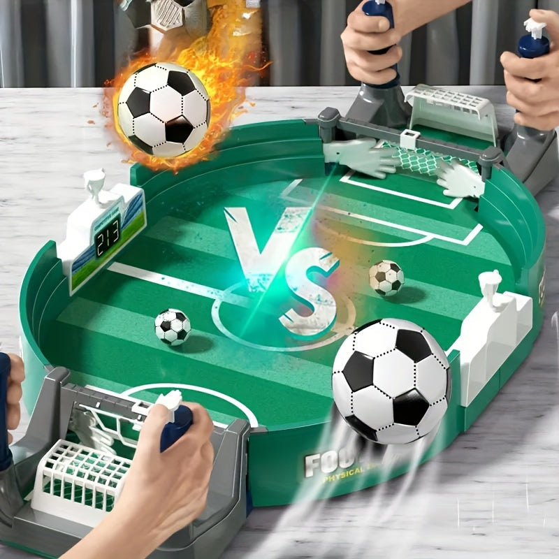 Interactief Tafelvoetbalspel voor Gezinnen | Dubbele Speler, Leuk & Educatief Sportbordspel met 5/10 Ballen | Perfect voor Kerst, Halloween, Thanksgiving Geschenken
