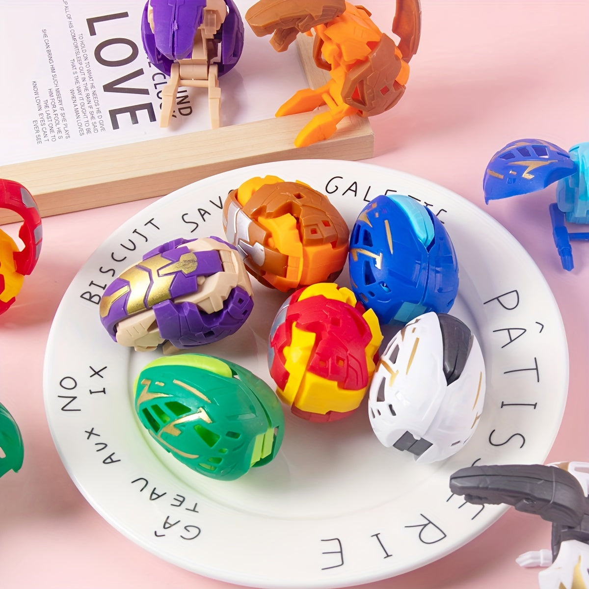 12 Stuks Dino Eieren Transformeer Speelgoed | Tyrannosaurus & Pterodactyl – Leuke Verjaardags- en Feestcadeautjes (Willekeurig)