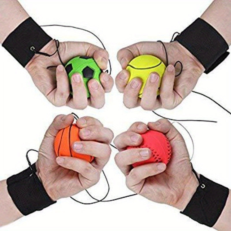 Beleef eindeloos speelplezier met de Funny Novelty Rubber Wrist Rebound Ball