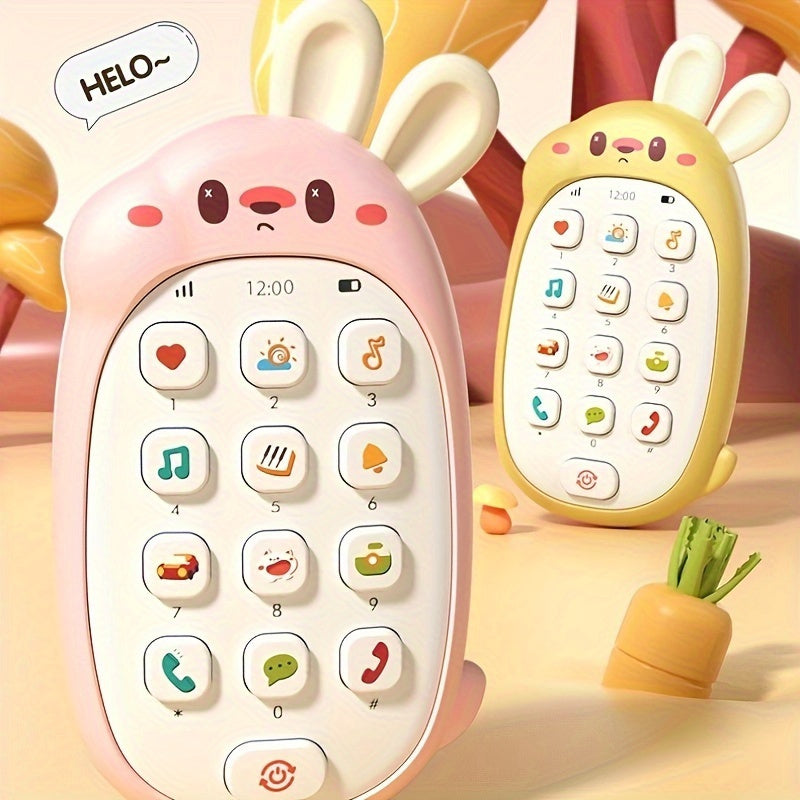 Interactieve Baby Speeltelefoon | BPA-vrij Educatief Speelgoed | Muzikaal Cadeau voor Peuters (0-3 Jaar)