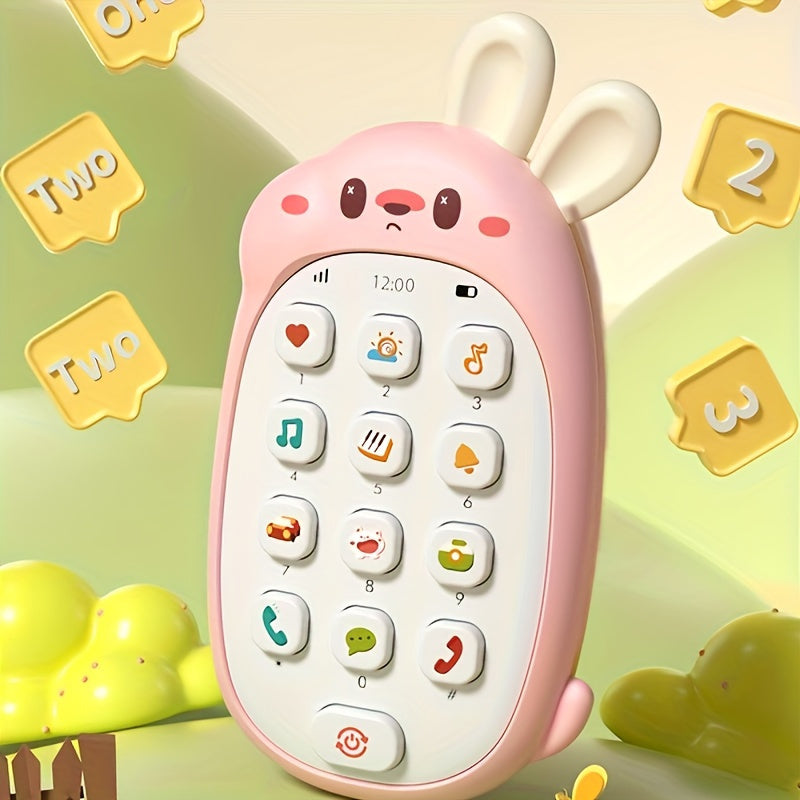 Interactieve Baby Speeltelefoon | BPA-vrij Educatief Speelgoed | Muzikaal Cadeau voor Peuters (0-3 Jaar)