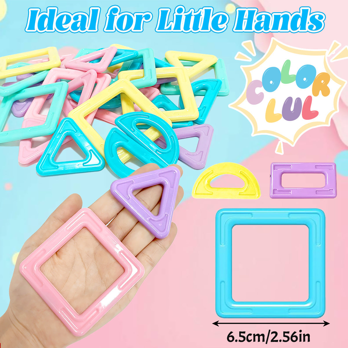 Grote Macaron Magnetische Bouwset | Educatief Speelgoed voor Kinderen