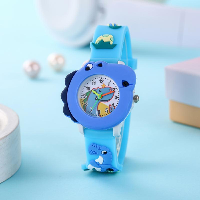Kinderhorloge met Dinosauruspatroon | Schattig Quartz Horloge voor Jongens en Meisjes