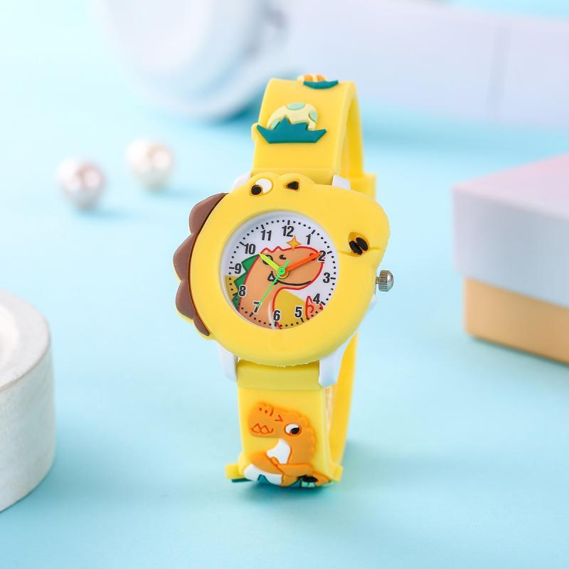 Kinderhorloge met Dinosauruspatroon | Schattig Quartz Horloge voor Jongens en Meisjes