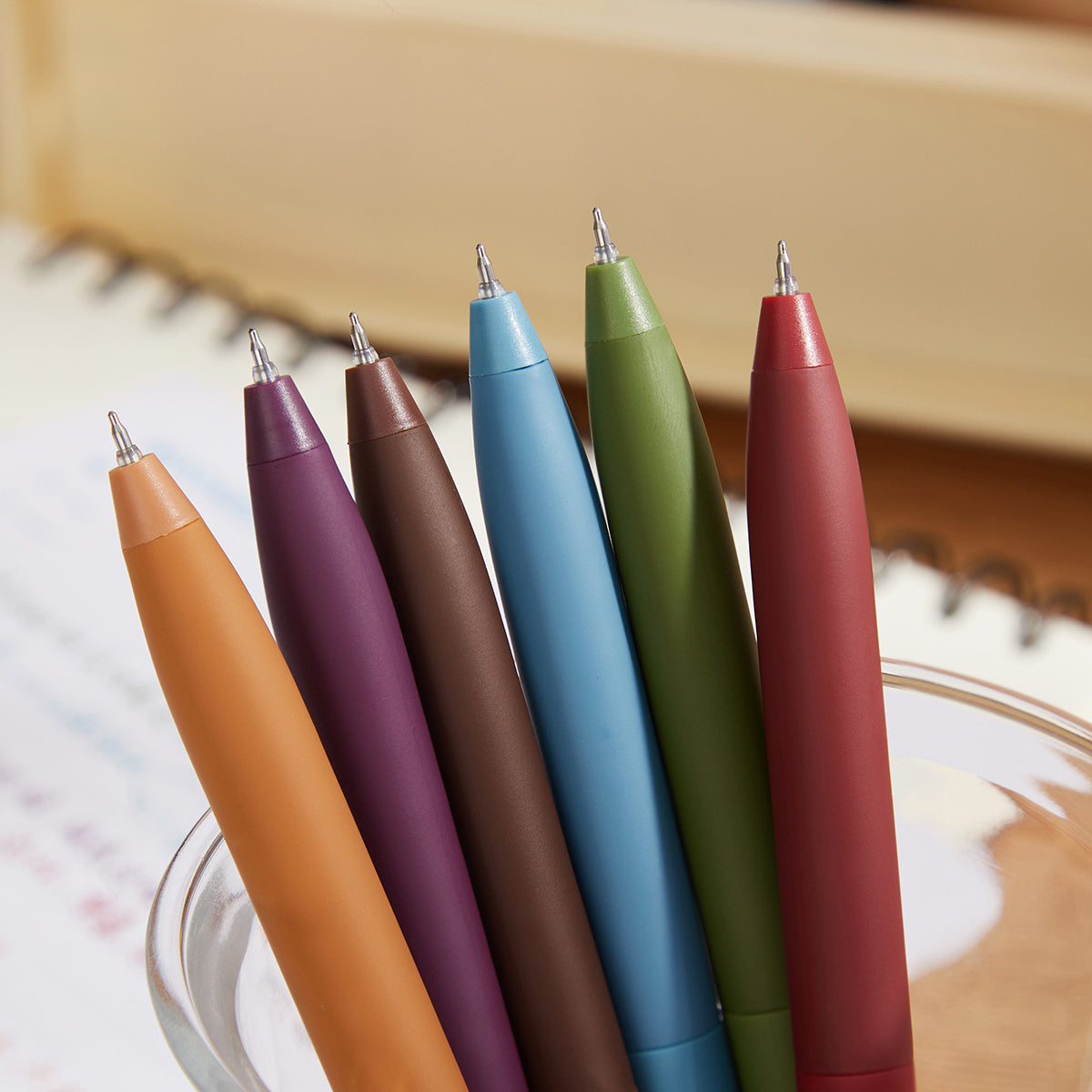 Vintage Gelpennen Set | Sneldrogende 0.5mm Fijne Punt, Ideaal Voor School & Journaling | Schoolbenodigdheden | Voor Kinderen