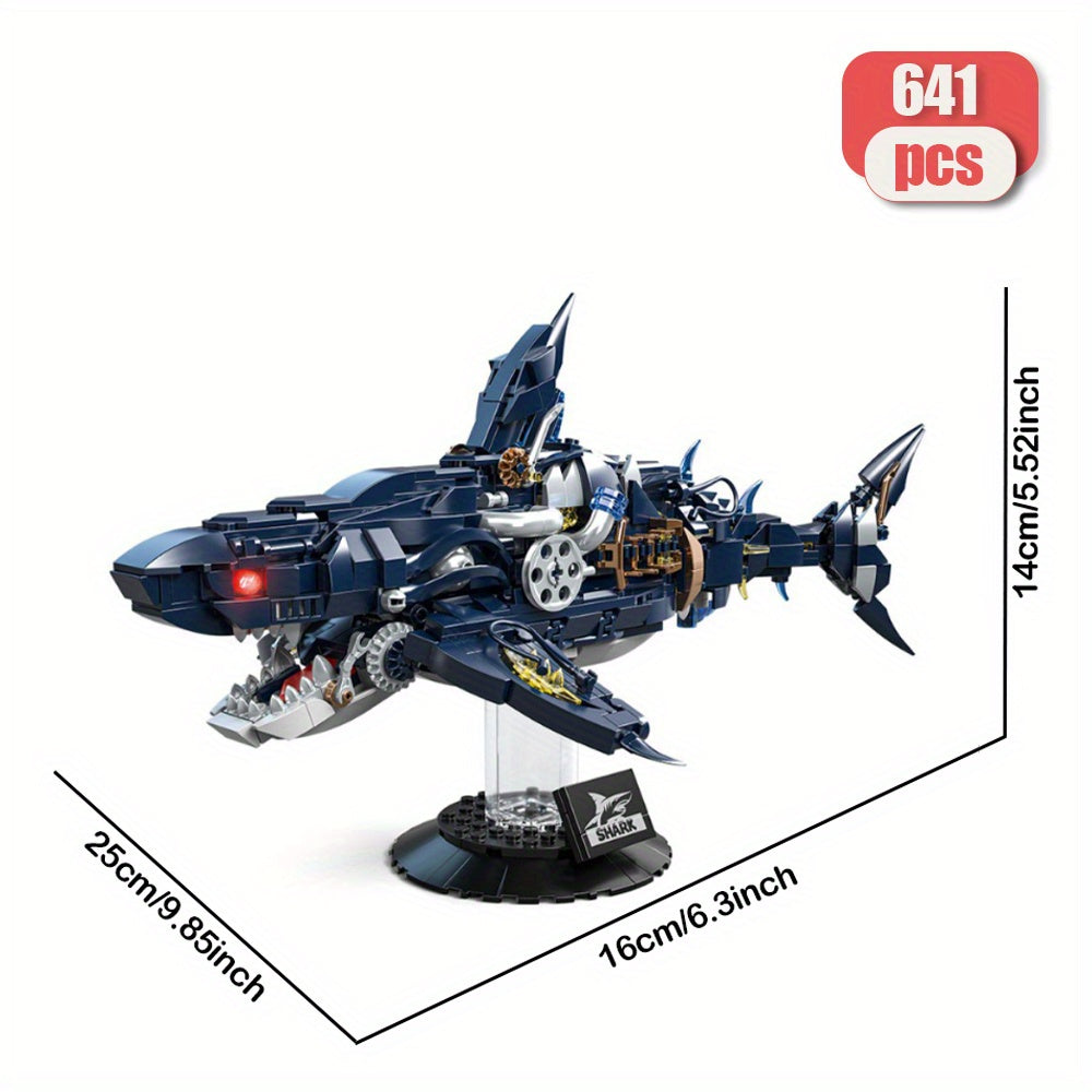 Oceaan Haai Bouwset | 641-delig Educatief Creatief Speelgoed