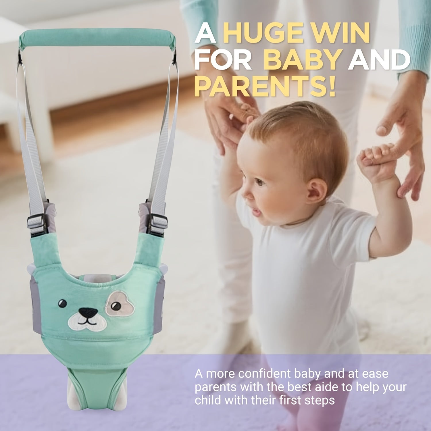 Handheld Baby Loop Harnas | Peuter Loop Assistent Gordel Veiligheidsharnas Met Afneembaar Kruisstuk Voor Baby’s Van 1 tot 3 Jaar