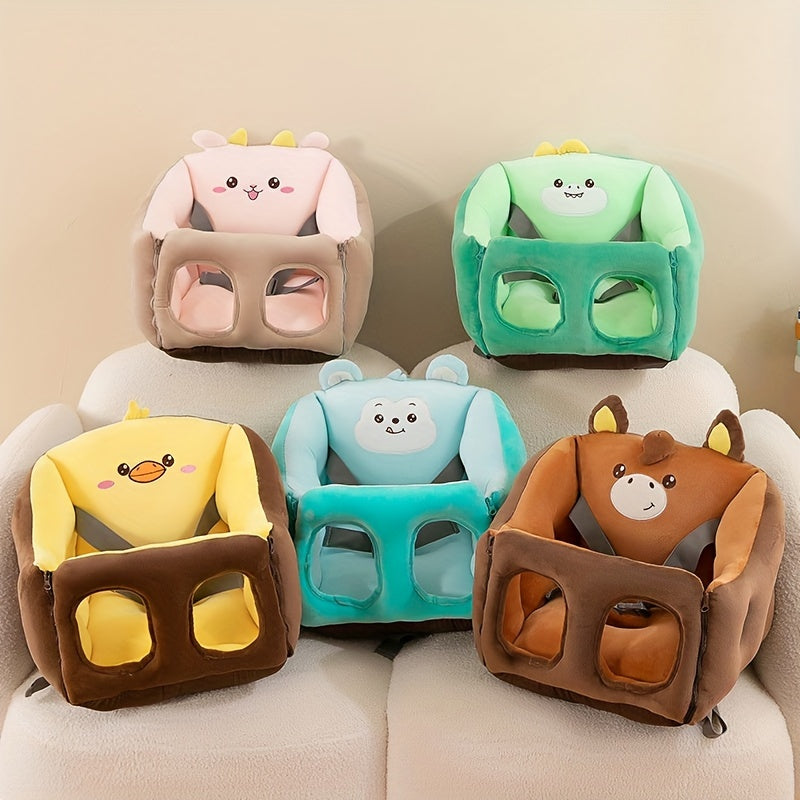 Cartoon Draagbare Baby Eetstoel | Multifunctionele Baby- en Kindkruk Voor Leren Zitten Sofa