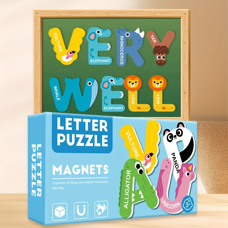 Magnetische Stickers Puzzelset | Letters, Cijfers & Meer – Cadeau voor Kerst & Verjaardag
