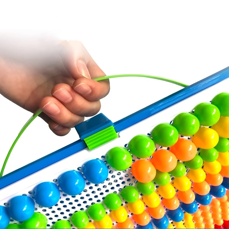 Mushroom Peg Puzzelset | 296-delig | Educatief & Indoor Speelgoed | Stimuleert Creativiteit & Brein