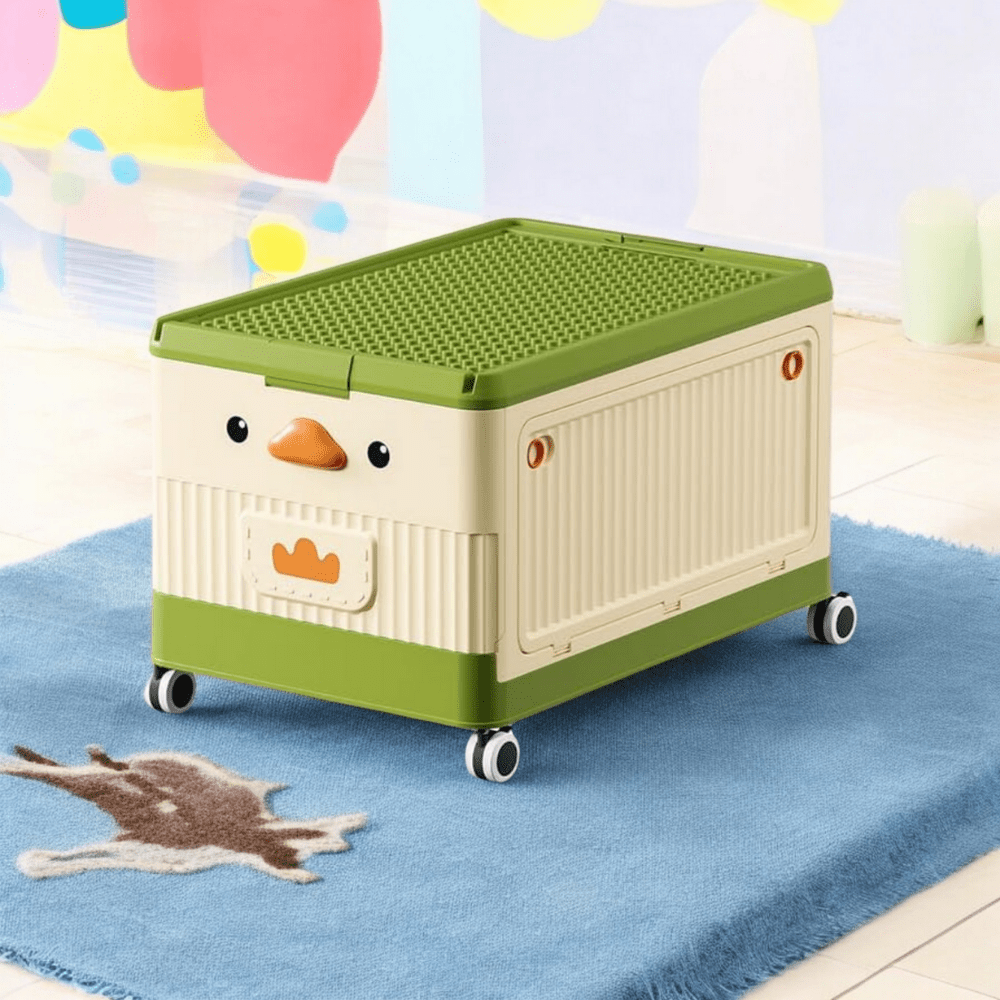 Bouwstenen Trolley Opbergbox voor Kinderen 3+ | Creatief en Ruim