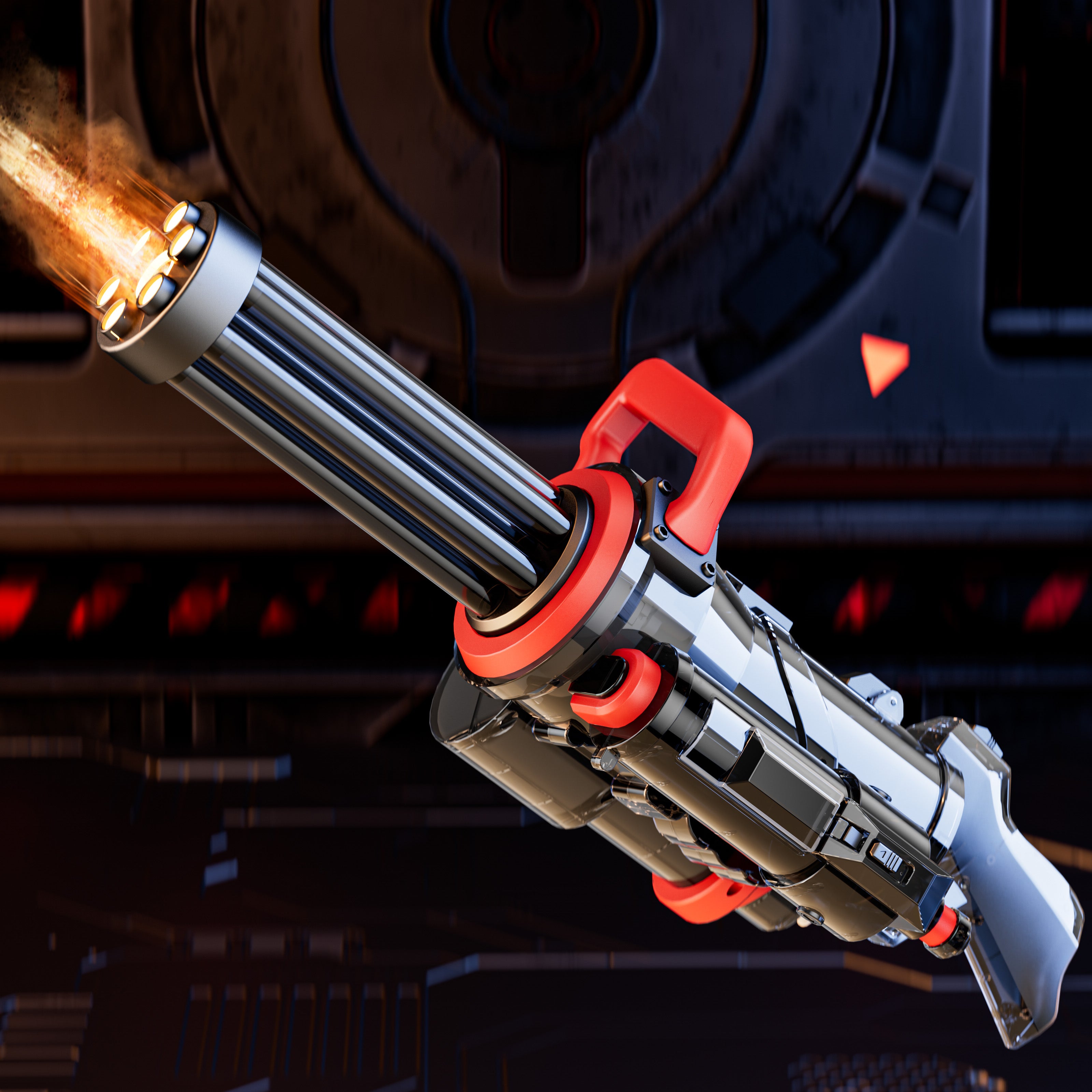 Elektrisch Gatling Waterpistool | Automatisch Watergeweer voor Kinderen & Volwassenen