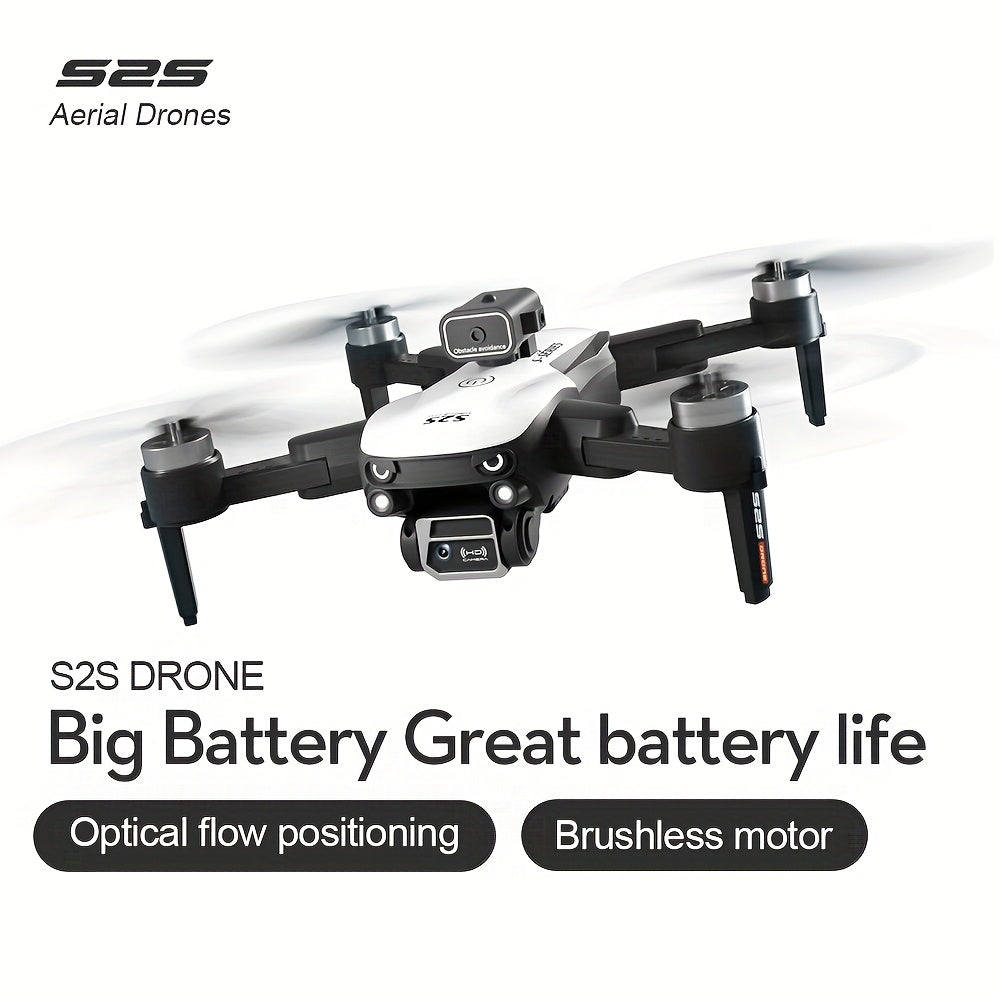 Opvouwbare Drone met Grote Accu | 360° Obstacle Avoidance & Hover Stabilisatie | Binnen & Buiten Vliegen 15-20 Min