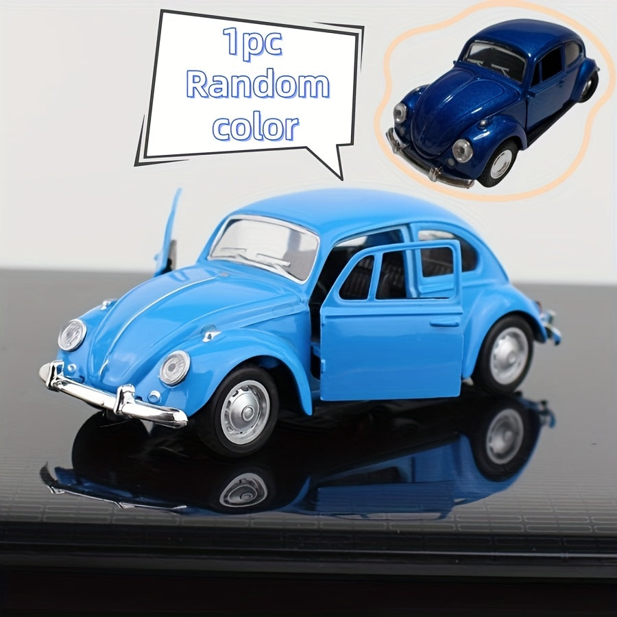 Klassieke speelgoedauto van metaal met openende deuren - Geschikt als Halloweencadeau.