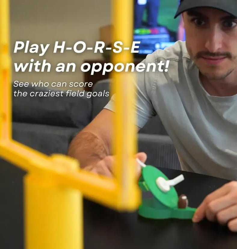 3D Geprint Tafelvoetbalspel | Mini Voetbalspel voor Competitie en Plezier