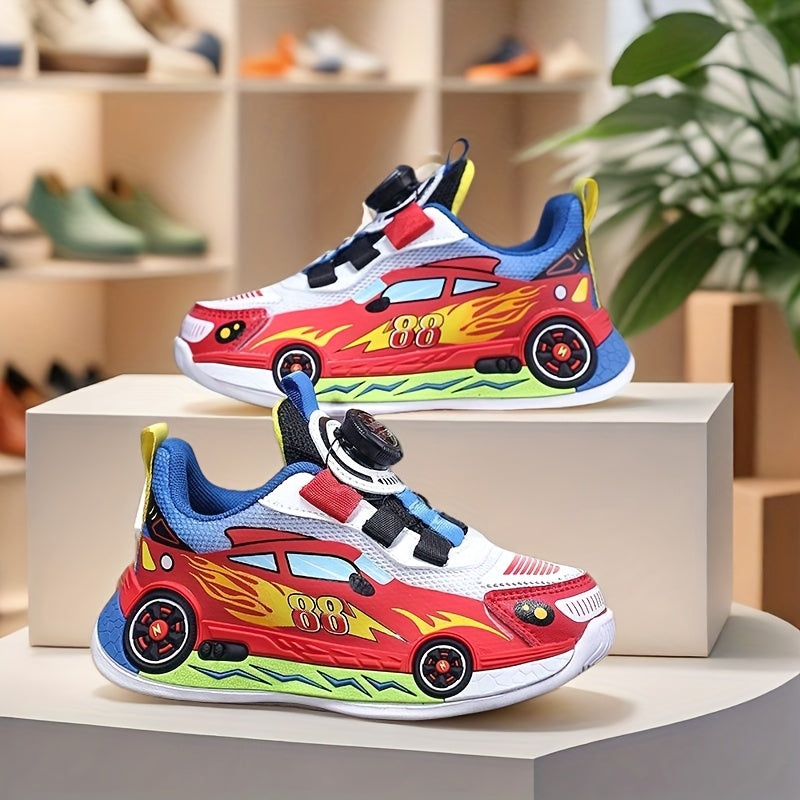 Trendy Race Sneakers Kinderen | Ademend, Lichtgewicht & Verstelbare Sluiting