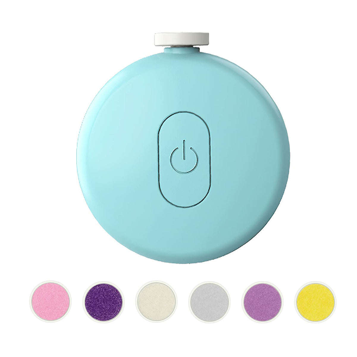 Veiligheid Elektrische Nageltrimmer Kit voor Baby's | 6 Vervangbare Slijpkoppen Nagelknipper voor Baby's, Kinderen en Volwassenen