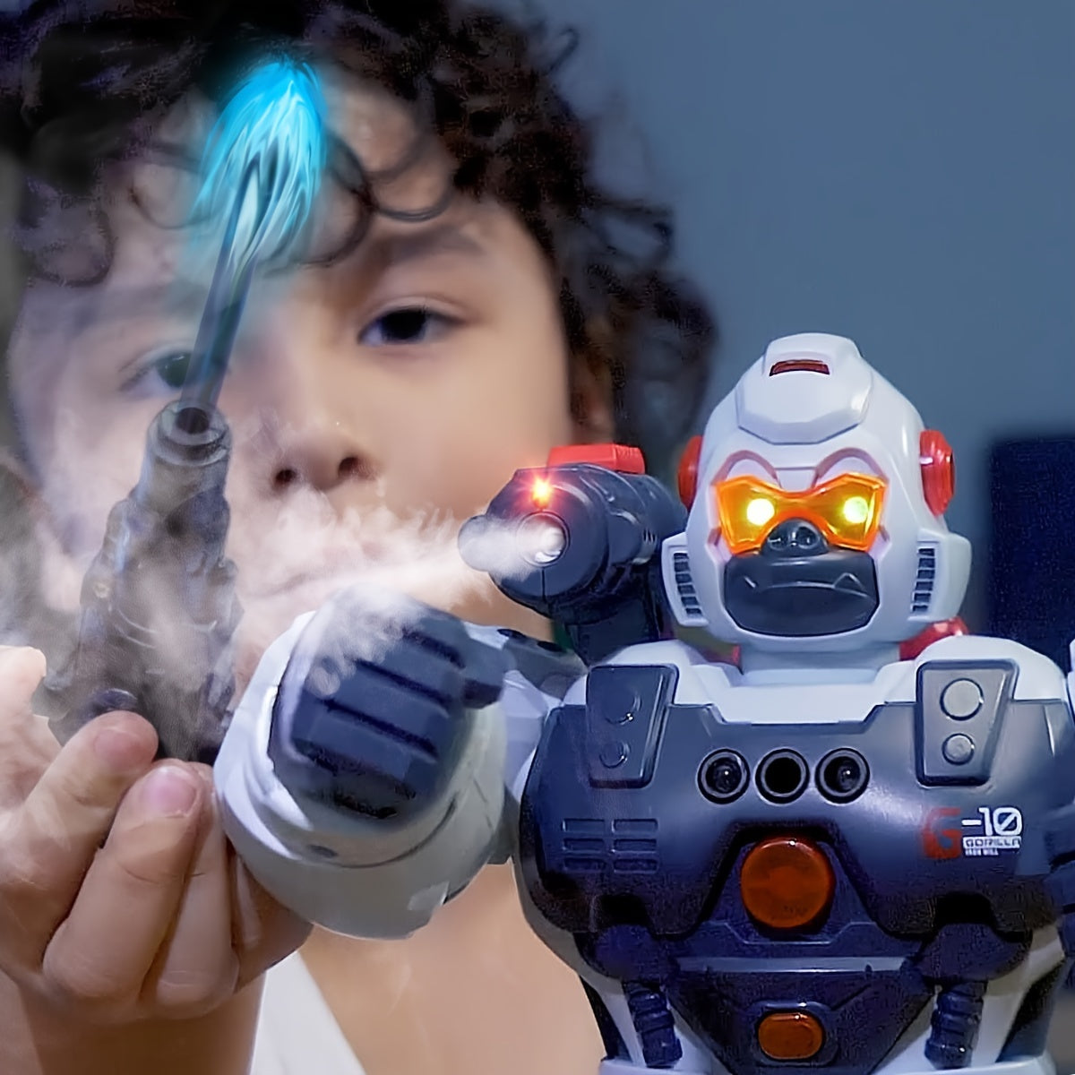 Afstandsbediende Sprayrobot met Gebaarherkenning en Programmering - Cadeau voor Kerst & Halloween