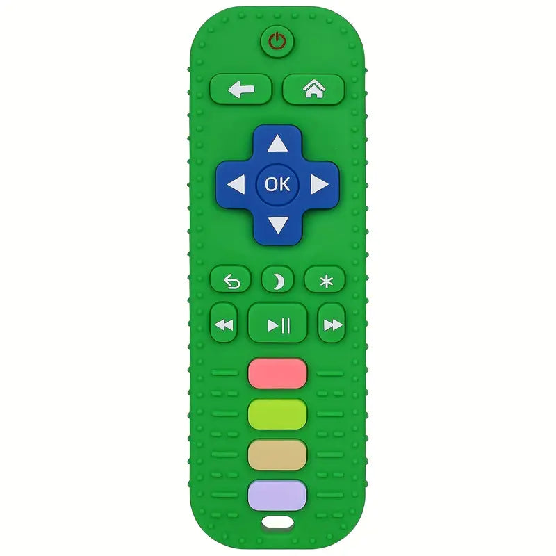 BPA-vrije Siliconen Baby Bijtring | Remote Control Vorm voor Teething, Perfect voor 6-12 Maanden