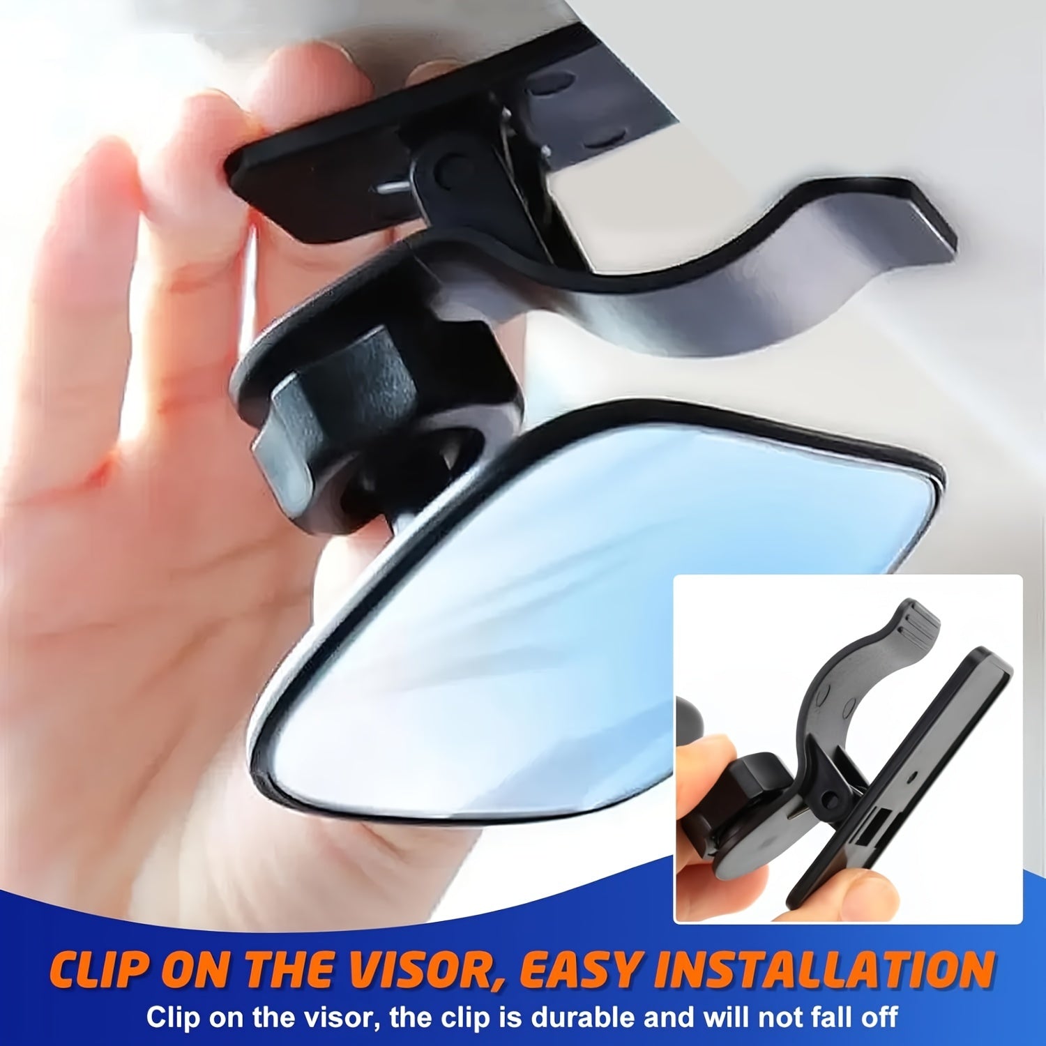 Rétroviseur convexe grand angle | Miroir de siège arrière réglable avec vision claire, accessoire intérieur automobile pour conduite en toute sécurité