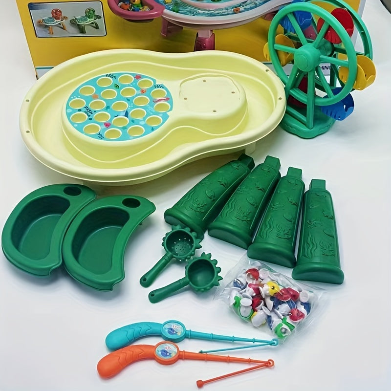 Magnetisch visspel - Origineel groen waterdraaimechanisme, speelgoed voor kinderen.