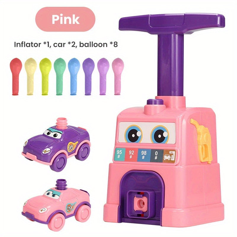 Ballon Auto Speelgoed Kinderen – Handmatig Opblaasbare Auto met Ballonnen | Educatief Cadeau & Feest Accessoire