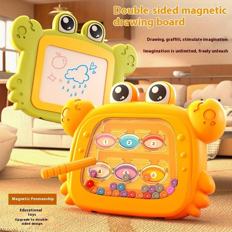 Dubbelzijdig Magnetisch Speelbord voor Kinderen van 3-6 Jaar - Educatief Doolhof en Tekenbord in Één voor Jongens en Meisjes - Montessori Speelgoed voor Fijne Motoriek