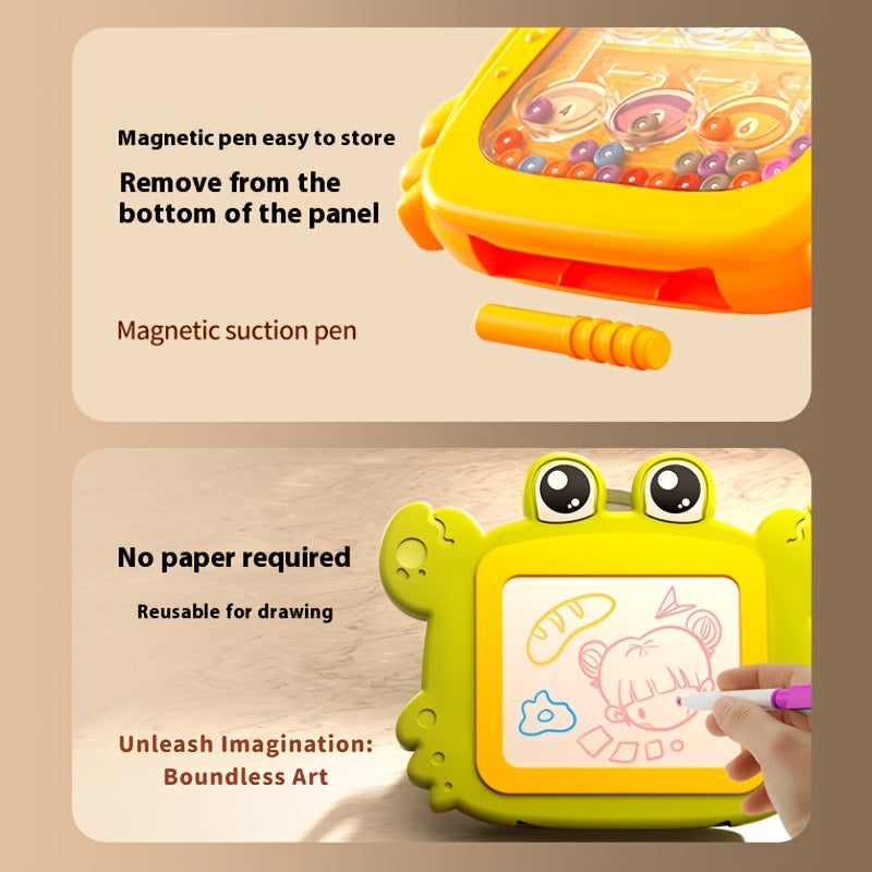 Dubbelzijdig magnetisch doolhof & tekenbord - educatief speelgoed 3-6 jaar