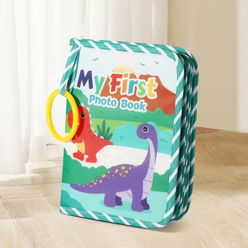 Mijn Eerste Baby Foto Boek | Veilig Babyboek met Spiegel en Educatief Ontwerp