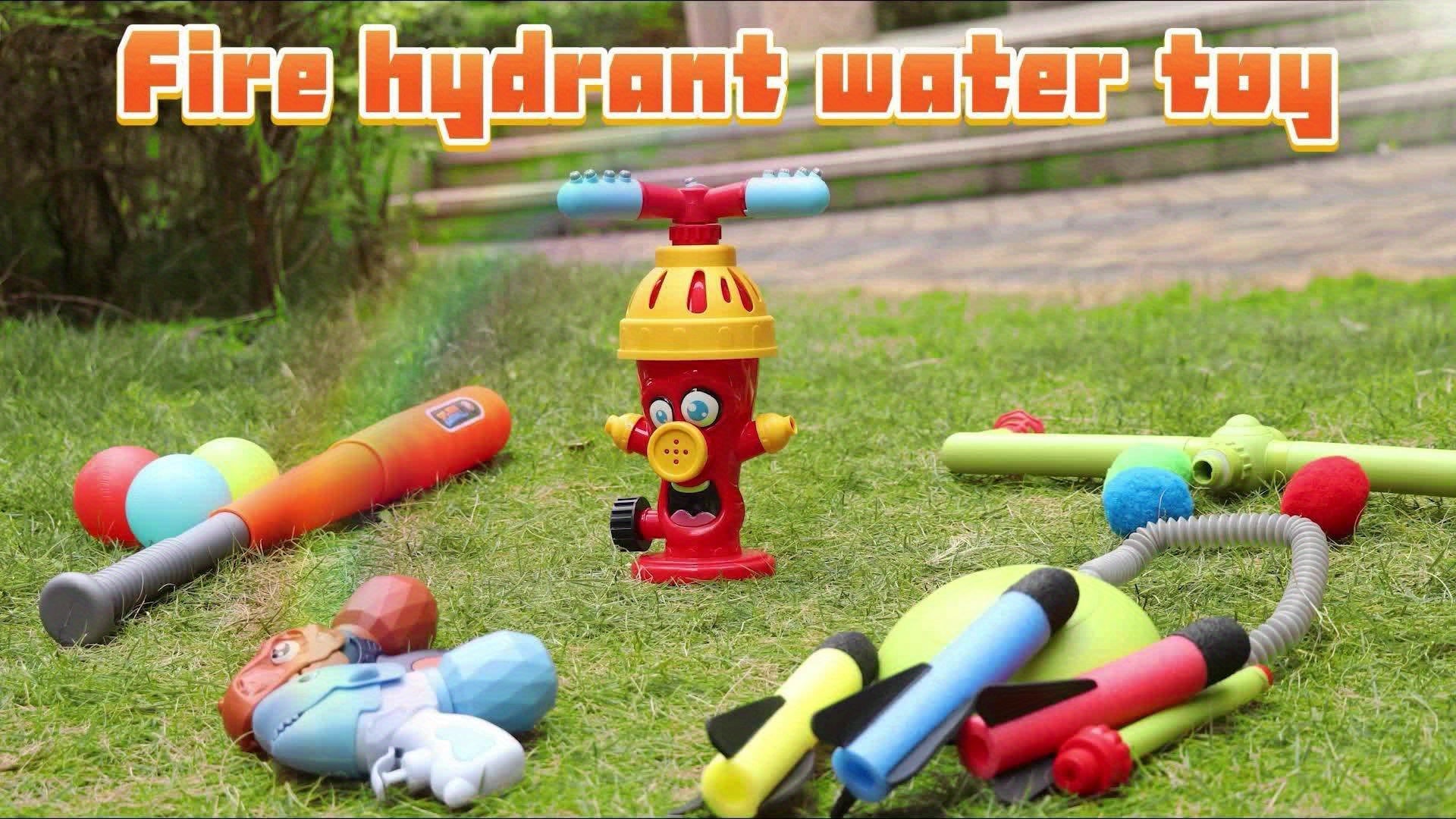 Brandkraan Watersproeier Speelgoed – Nieuw Buitenspel Basebal met Water, 360° Roterend Mondstuk | Voor Grasveld, Tuin & Zomerfeestjes