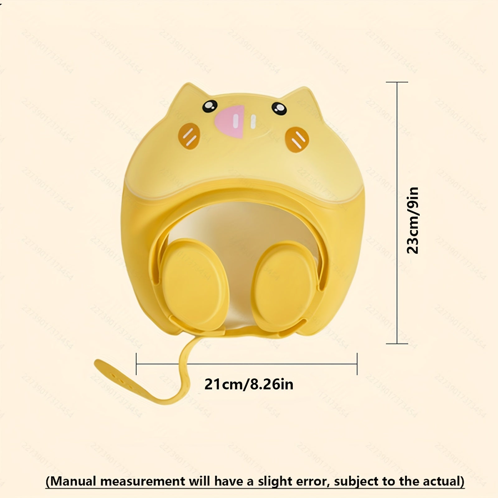 Schattige Varkentjes Douchemuts voor Kinderen | Zachte & Comfortabele TPE | Verstelbaar met Oorbescherming