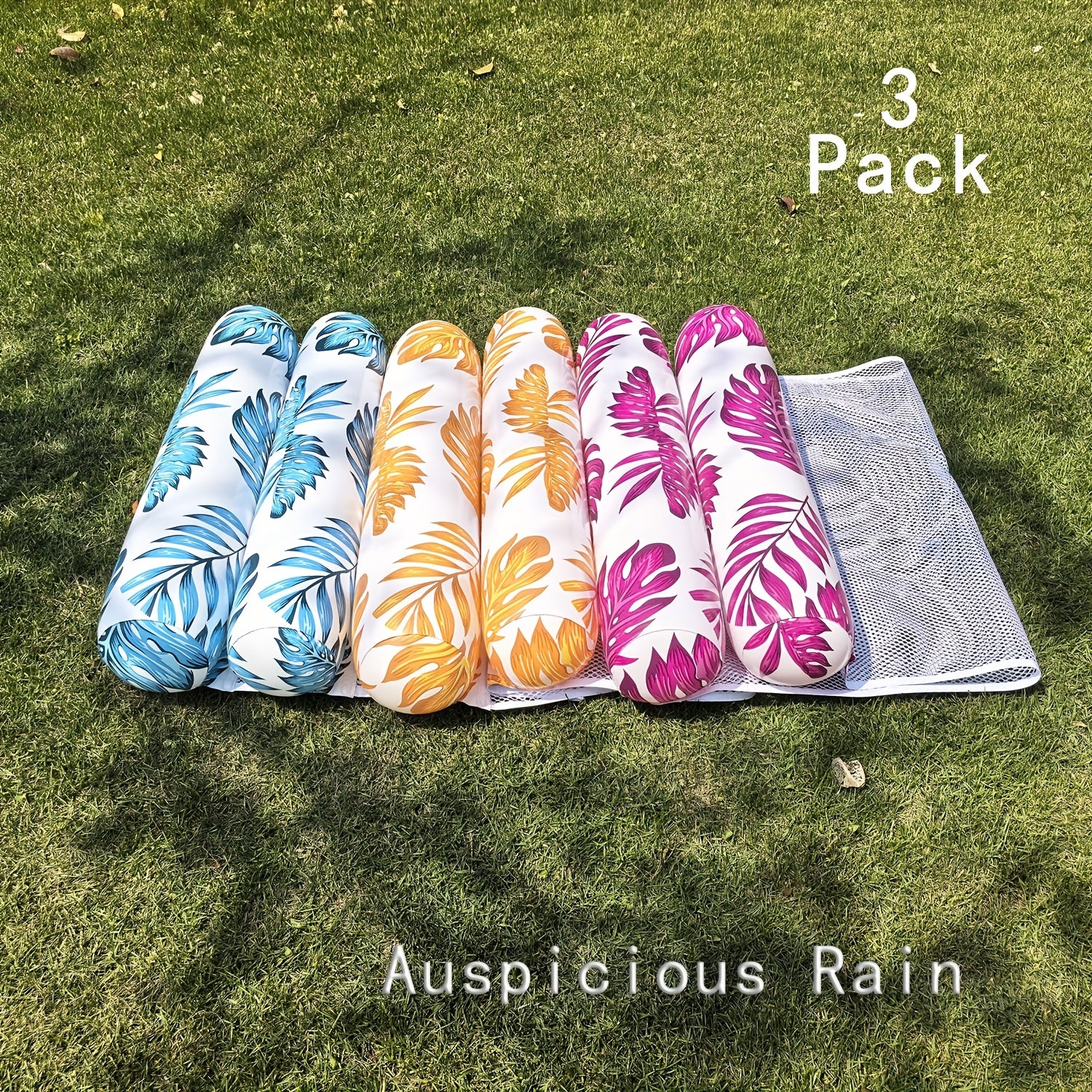 3-delige Set Luxe Opblaasbare Zwembadbedden voor Volwassenen – 4-in-1 Hangmat met Hoofdkussen & Bekerhouder | PVC Waterbed voor Zwembad, Meer, Strand & Ontspanning