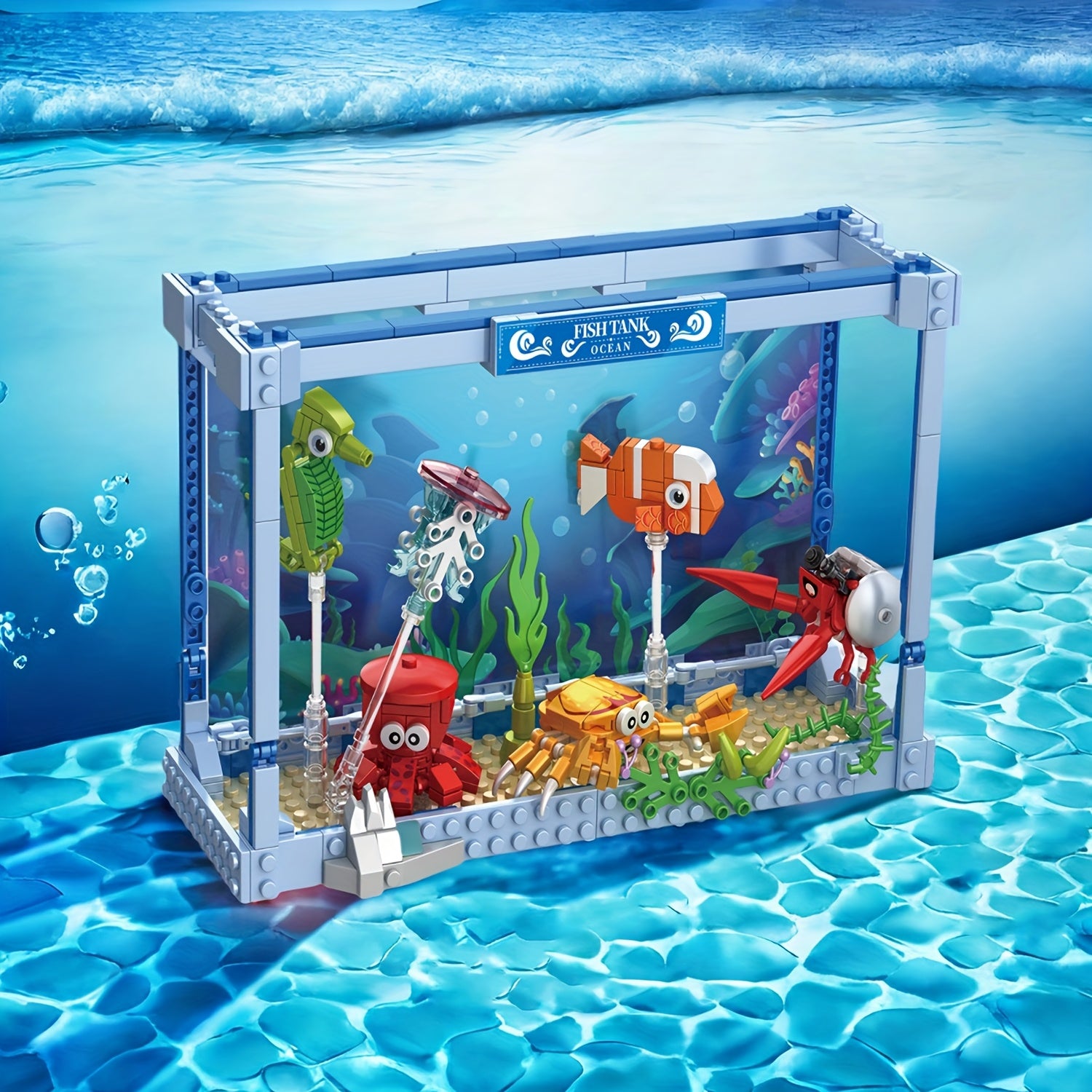 Oceaan Aquarium Bouwset | 391-delig Marine Dieren Educatief Speelgoed