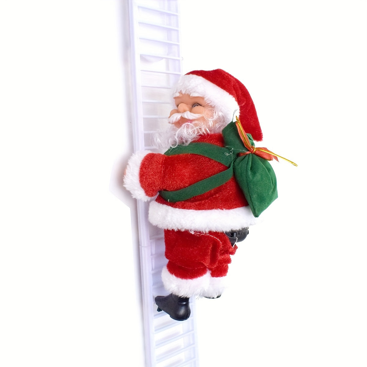 Zingende en Klimmende Kerstman met Ladder