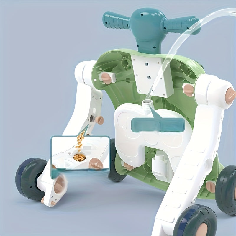 Muzikale Loopwagen voor Peuters | Anti-Kantel Ontwerp | Educatief Speelgoed