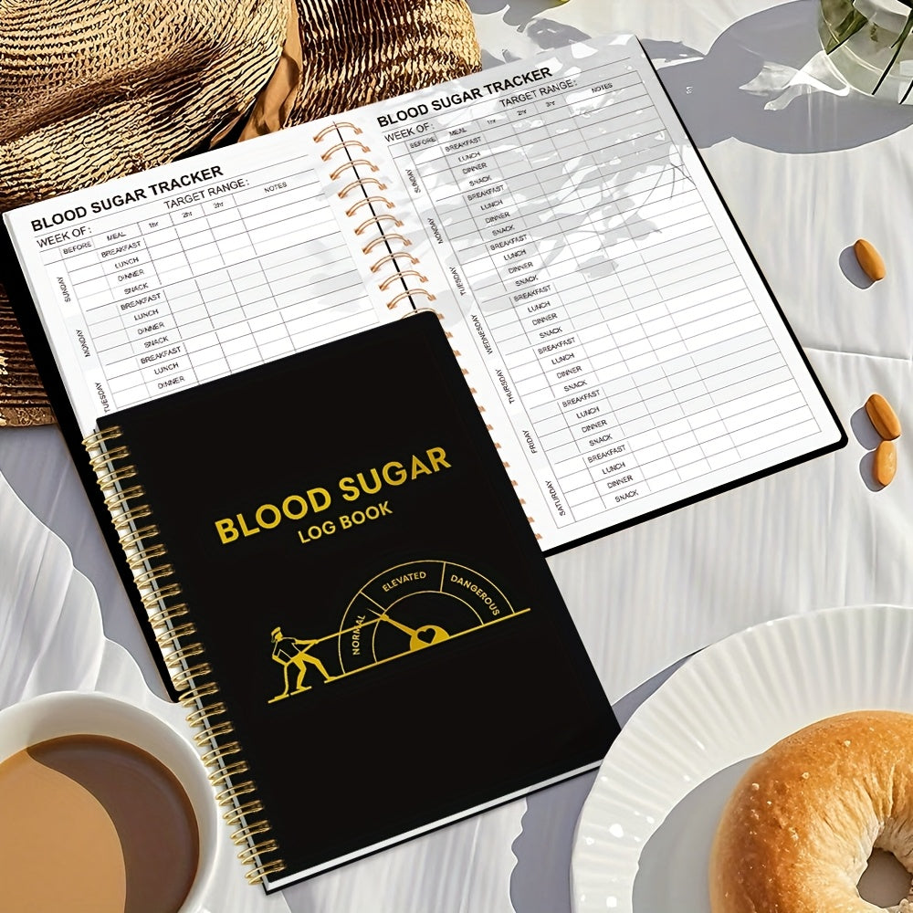 Bloedsuiker Logboek voor Dagelijkse Glucosemetingen - Diabetes Dagboek voor 63 Weken voor Volwassenen - Planner voor het Noteren van Bloedglucosewaarden Voor en Na Maaltijden