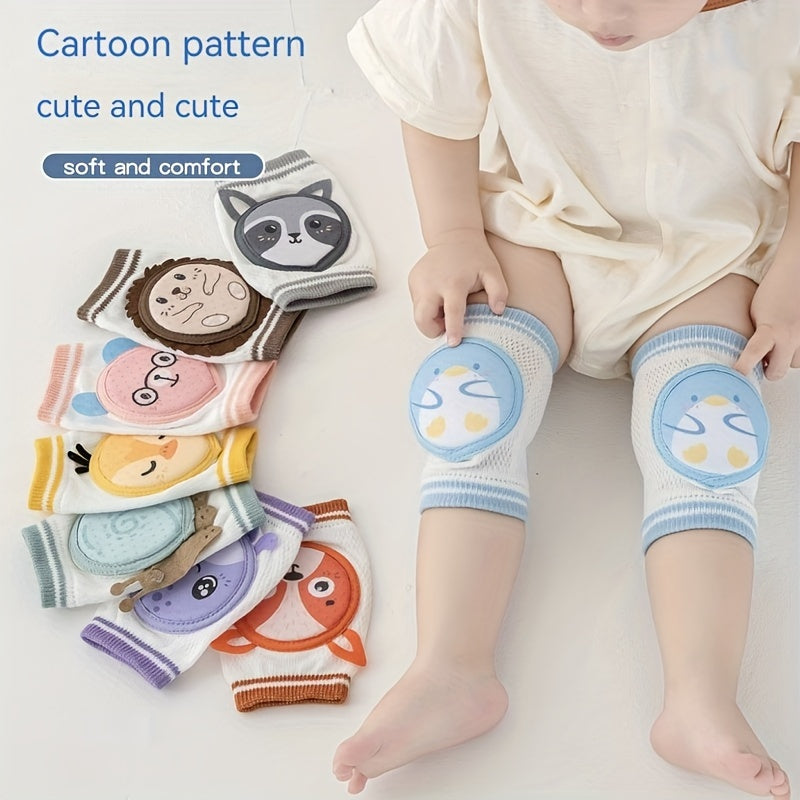 Knie- en Elleboogbescherming voor Kruipen | Dunne Elleboogbescherming voor Peuters, Anti-Val, Kruip- en Loopbescherming voor Baby's 0-3 Jaar