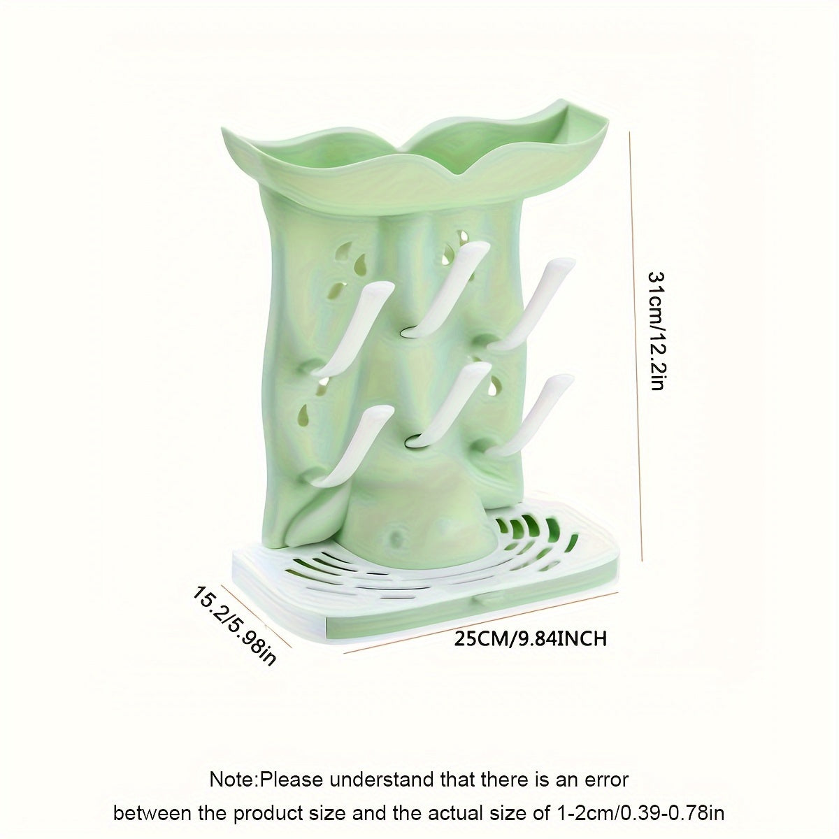 Babyflessen afdruiprek | Ruimtebesparend afdruiprek voor omgekeerde flessen en bekers, opslag en organisatie