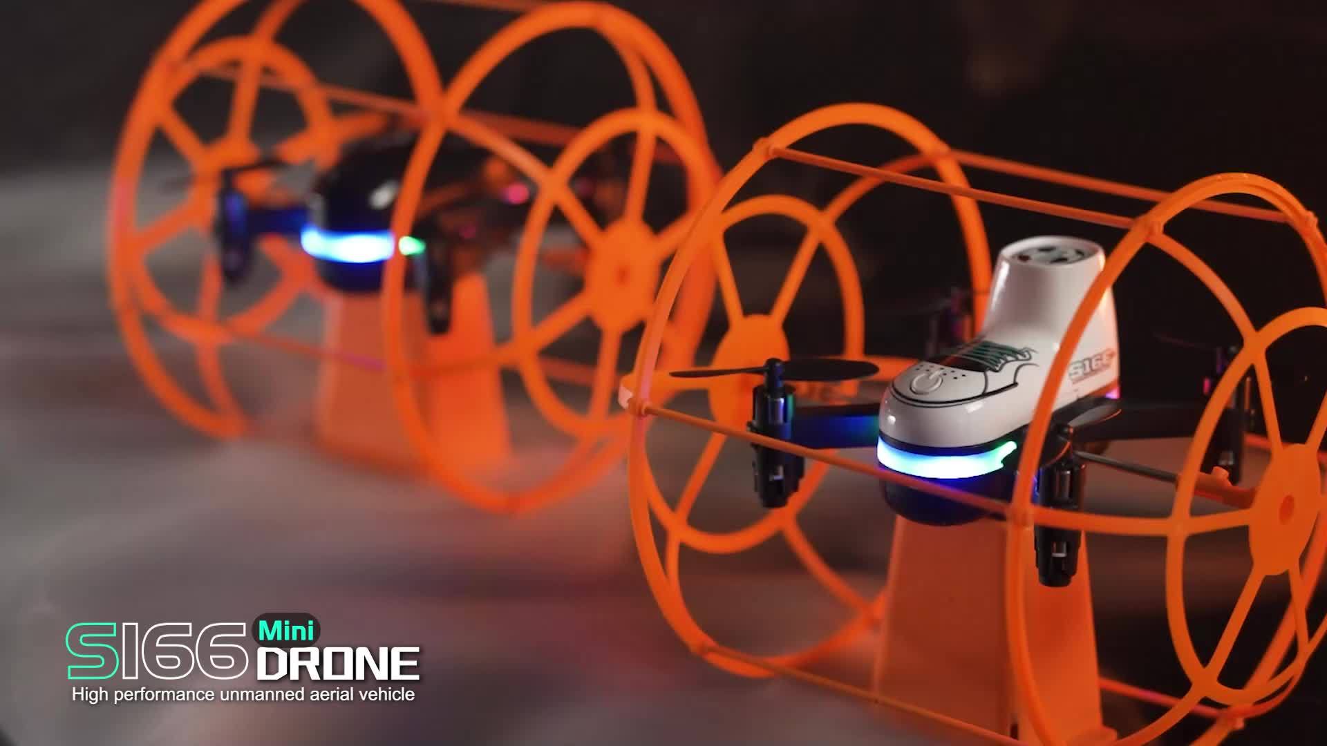GJV DIY Drone | LED-verlichting, 3 Modi, Oplaadbare Batterij, Afneembaar, Anti-Val, Voor Beginners & Kinderen
