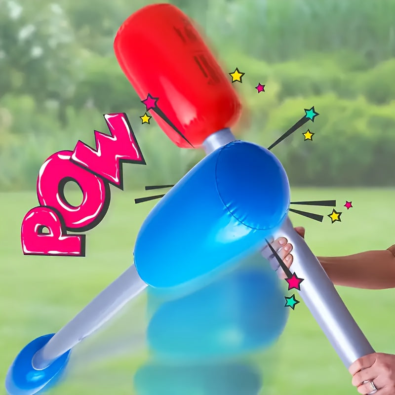 Opblaasbare Speelset met Evenwichtsstok & Mat – Leuk voor Tuin, Strand of Teamspellen, Familiecadeau