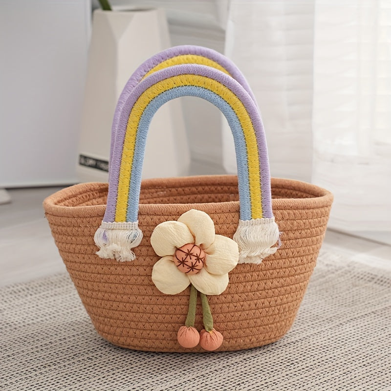 Rainbow Gift Basket - Perfect for Keepsakes, Weddings, Showers & Birthdays