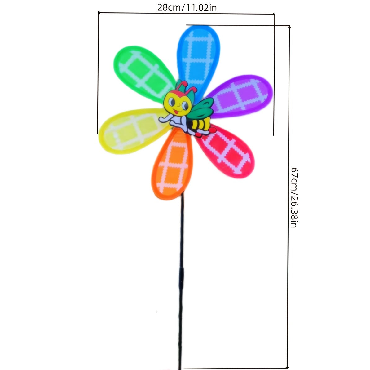 Windmolentjes Insecten-Thema | Dubbel-Laags Speelgoed voor Tuin & Decoratie