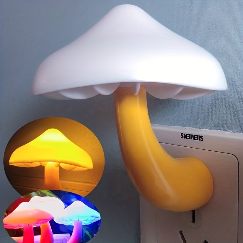 Magische Paddenstoel LED Nachtlampje | Automatische Sensorlamp met Kleurveranderingseffect voor Hal, Slaapkamer, Woonkamer
