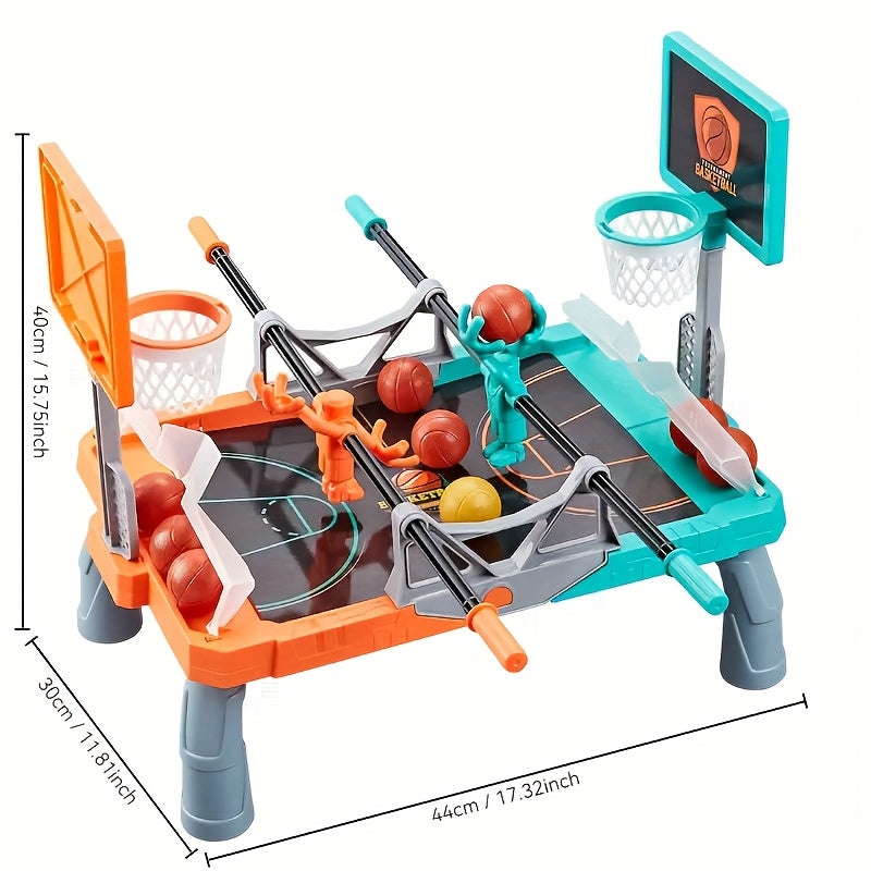 2-Spelers Tafel Basketbal Arcade | Voor Competitieve Wedstrijden en Gezinsinteractie