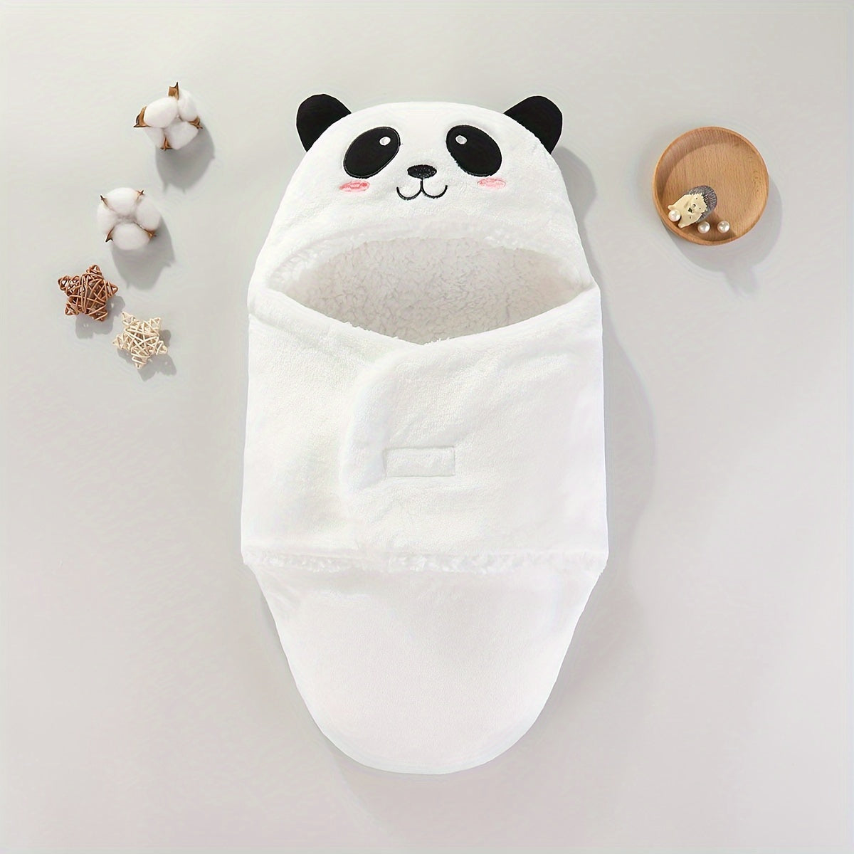 Warme Inbakerdoek en Slaapzak voor Pasgeboren Baby's - Zachte Flanellen Wikkeldeken voor Jongens en Meisjes - Ideaal als Kraamcadeau voor de Winter