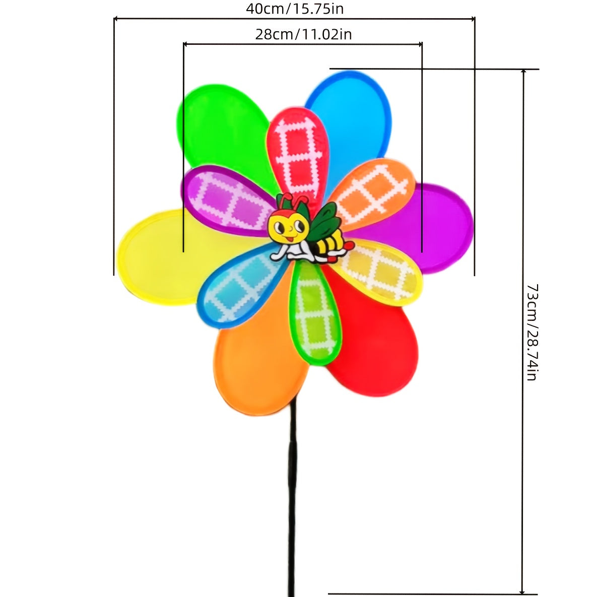 Windmolentjes Insecten-Thema | Dubbel-Laags Speelgoed voor Tuin & Decoratie