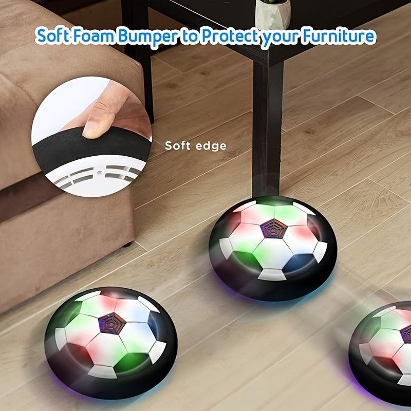Glowing Soccer Ball met Muziek voor Kinderen – LED Indoor Voetbal vanaf 3 Jaar | Zwevende Speelbal voor Binnen, Harde Vloeren & Cadeau