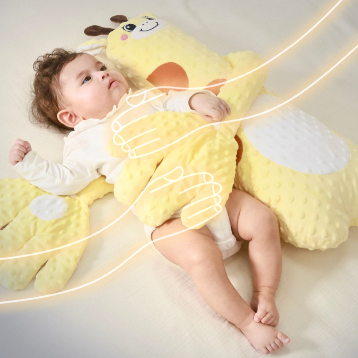 Baby Slaaphulp Kussen | Kalmerend Baby Comfort | Afstandsbedienbaar Speelgoed